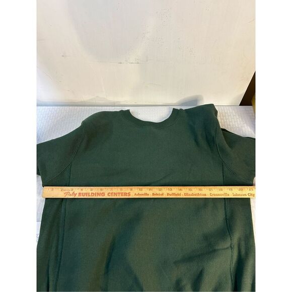 Champion reverse weave sweatshirt green medium m USA rn#26094 - Picture 6 of 7